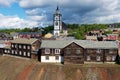 View to the copper mines town of Roros in Roros, Norway.