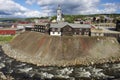 View to the copper mines town of Roros in Roros, Norway.