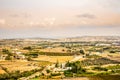 View to the Countryside from Old town Mdina - Malta Royalty Free Stock Photo