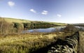 View to the dam at Digly Royalty Free Stock Photo