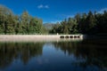 View to Dam on the Lomnica River, Karpacz, Poland Royalty Free Stock Photo