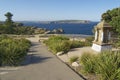 View to the entrance to Sydney harbor in Sydney, Australia.