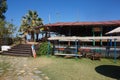 Ethnik beach bar in Sitonia, Greece Royalty Free Stock Photo