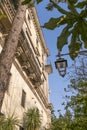 View to facade of castle Udine in the park Royalty Free Stock Photo