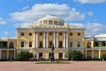 View to the facade of Pavlovsk palace.