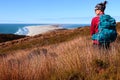 View to Farewell Spit, New Zealand, South Island Royalty Free Stock Photo