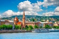 View to fishermans bastion in Budapest city Royalty Free Stock Photo