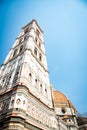 View to the Florence Cathedral Santa Maria del Fiore in Tuscany Royalty Free Stock Photo