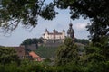View to the fortress Marienberg in the german city called Wuerzburg Royalty Free Stock Photo
