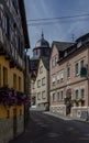 View to the german village Runkel