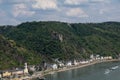 View to the german village St. Goarhausen