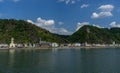 View to the german village St. Goarhausen