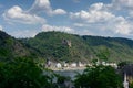 View to the german village St. Goarhausen