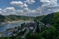 View to the german village St. Goarhausen