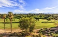 View to the Golf Club in Palm Springs, California Royalty Free Stock Photo