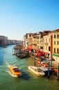 View to Grand Canal in Venice, Italy Royalty Free Stock Photo