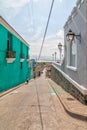 View to the harbor over Bartolome Maso street Royalty Free Stock Photo