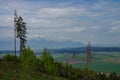 View to High Tatras mountains from Klastorisko in Slovak Paradise National Park Royalty Free Stock Photo