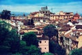 View to historic part of Granada Royalty Free Stock Photo