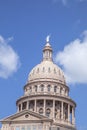 view to historic state capitol building in Austin, Texas Royalty Free Stock Photo