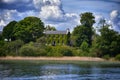 View to Irish house on River Shannon