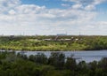 View to island Khortytsia and Zaporozhian Cossacks Sich,, Zaporizhia