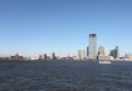 View to Jersey from water. NY, USA Royalty Free Stock Photo