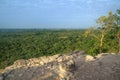 View from the top of Nohoch Mul pyramid in Coba