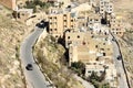 View to Karak City from the Al-Karak Castle, Jordan Royalty Free Stock Photo