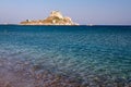 View to Kastri island, Kos, Greece. Royalty Free Stock Photo
