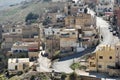 View to Kerak City from the Kerak Castle, Jordan Royalty Free Stock Photo