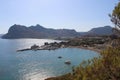 View to Kolymbia beach Rhodes island Greece Royalty Free Stock Photo