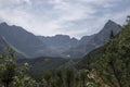 View to Koscielec-peak in the Tatra-Mountains