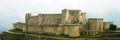 View to Krak des Chevaliers Castle, Syria Royalty Free Stock Photo