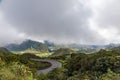 View to La Plaine des Palmistes from Bellevue pass Reunion Island