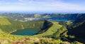 View to lagoons of Sete Cidades on Azores Royalty Free Stock Photo