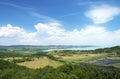 View to Lake Balaton from Tihany peninsula Royalty Free Stock Photo