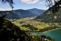 View to Lake Ossiach, Carinthia, Austria Royalty Free Stock Photo