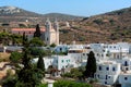 View to Lefkes, Paros, Greece Royalty Free Stock Photo