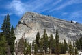 View to Lembert Dome at Yosemite National Park USA