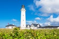 View to the lighthouse Hirtshals Fyr in Denmark