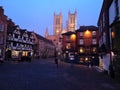 A  View to Lincoln Cathedral. Royalty Free Stock Photo