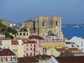 View to Lisbon castle Royalty Free Stock Photo