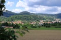 View to the little village of Floh-Seligenthal in Thuringia Royalty Free Stock Photo