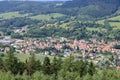 View to the little village of Floh-Seligenthal in Thuringia Royalty Free Stock Photo