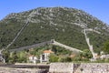 View to the little village Ston and the Walls, Croatia