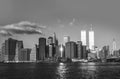 View to Lower mahattan and World Trade Center in New York Royalty Free Stock Photo