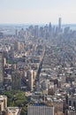 View to Lower Manhatten from the Empire State Building in New York