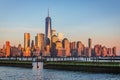 View to Manhattan from New Jersey Royalty Free Stock Photo