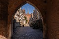 View to Mariacka Street in Gdansk Royalty Free Stock Photo